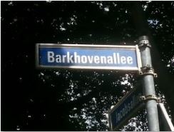Barkhovenallee-schild
